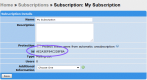 Image of subscription properties page with an ID highlighted
