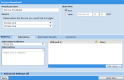 Screenshot of create broadcast page that triggers a service