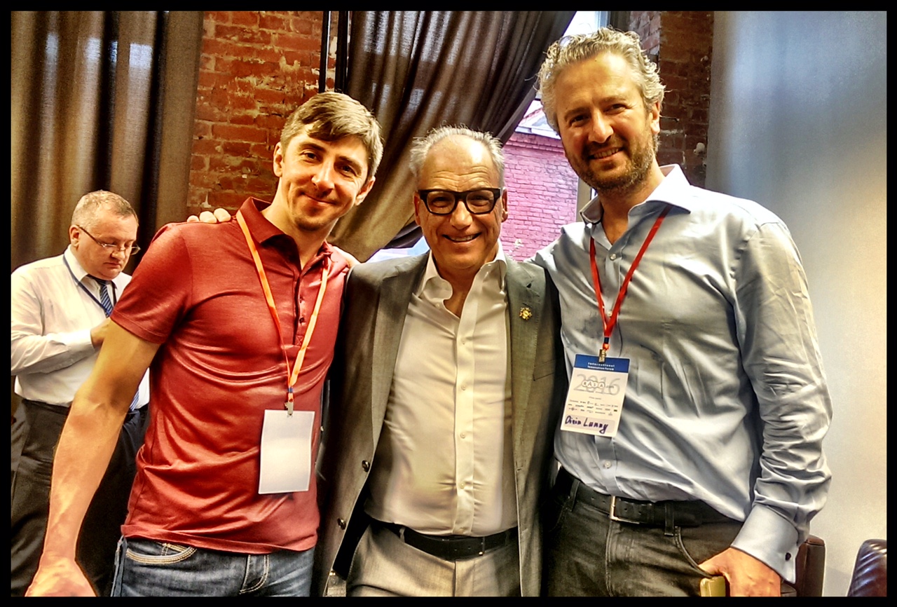 With Alex Petrov (BitFury) and Gerard Inzerillo (Forbes Travel)