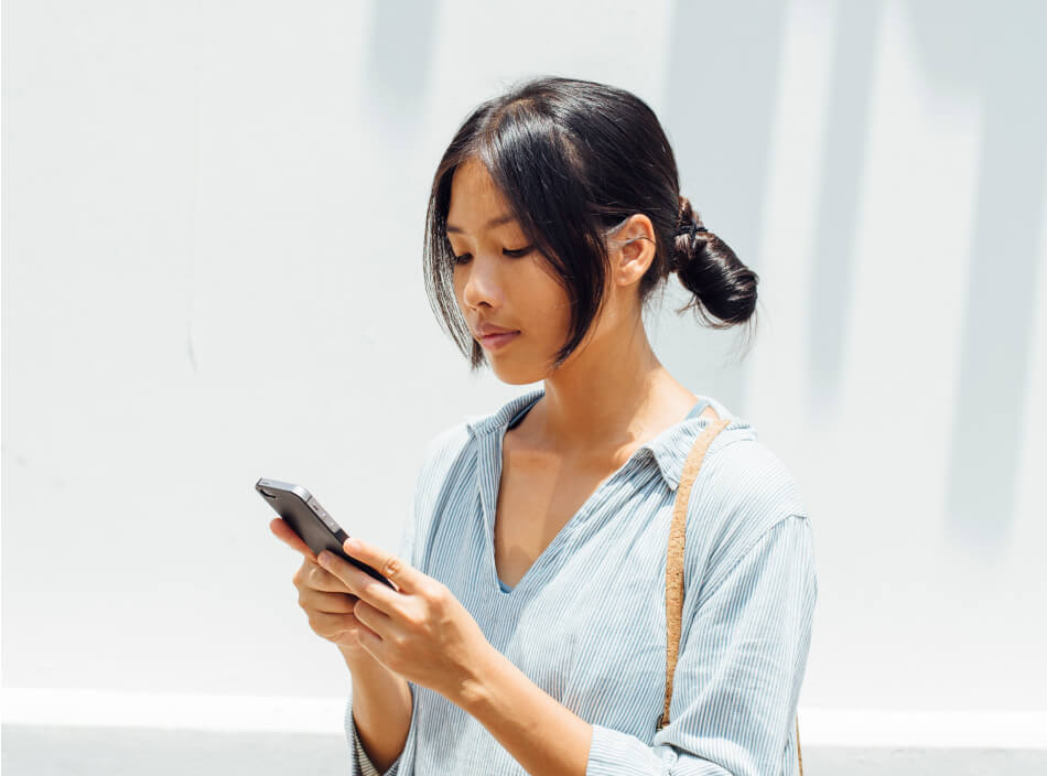 Girl on the phone